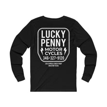 Load image into Gallery viewer, Lucky Penny Cycles Houston Shield Long Sleeve Tee