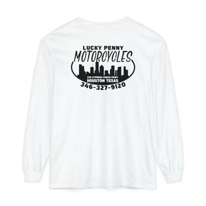 Lucky Penny Cycles Houston Box White Long Sleeve