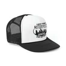 Load image into Gallery viewer, Lucky Penny Cycles Houston Skyline Trucker Cap