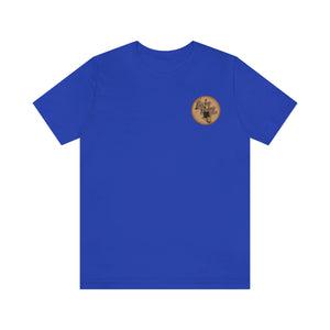Lucky Penny Cycles Vintage Wheel Copper T-Shirt