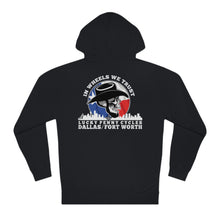 Load image into Gallery viewer, Lucky Penny Cycles DFW Skyline Hooded Sweatshirt