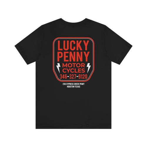 Lucky Penny Cycles Houston Shield Teams T-Shirt