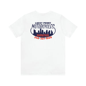 Lucky Penny Cycles Houston Skyline Teams T-Shirt
