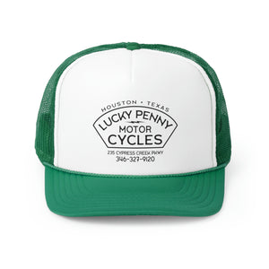 Lucky Penny Cycles Houston Shield Trucker Cap