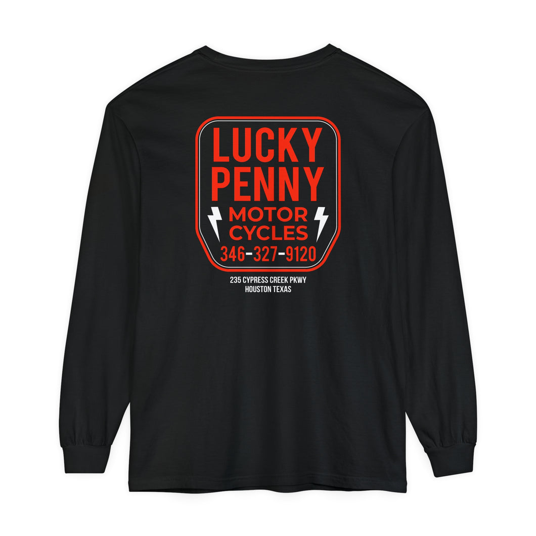 Lucky Penny Cycles Houston Team Red Long Sleeve