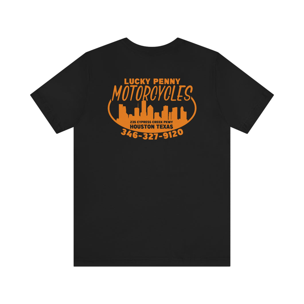 Lucky Penny Cycles Houston Skyline Classic T-Shirt