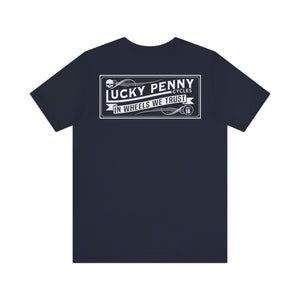 Lucky Penny Cycles Vintage Square T-Shirt