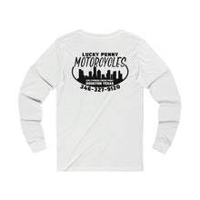Load image into Gallery viewer, Lucky Penny Cycles Houston Skyline Long Sleeve Tee